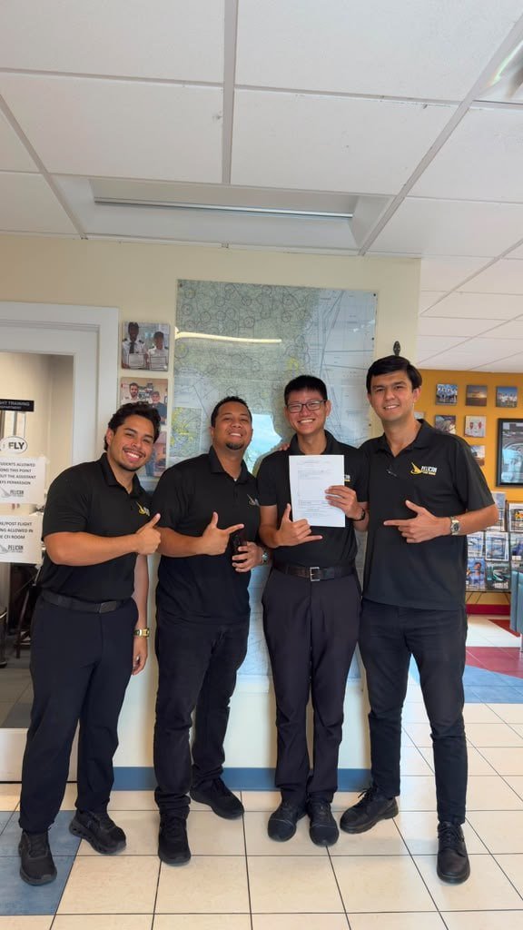 Davy Lim, FAA Gold Seal flight instructor from Singapore