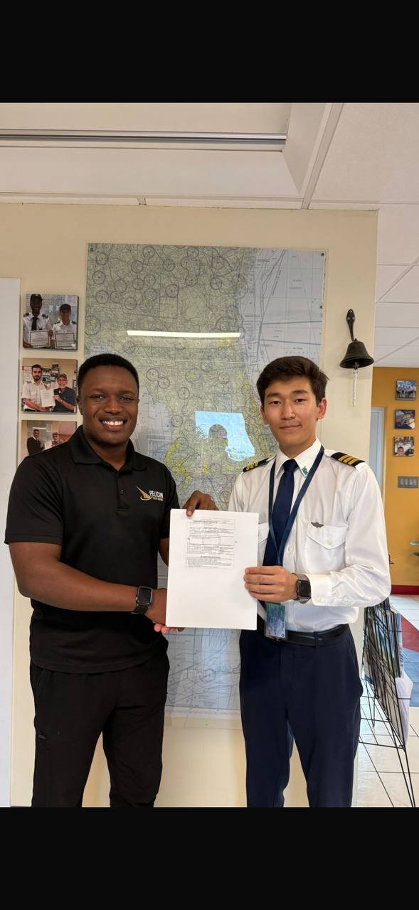 Pelican student passes checkride